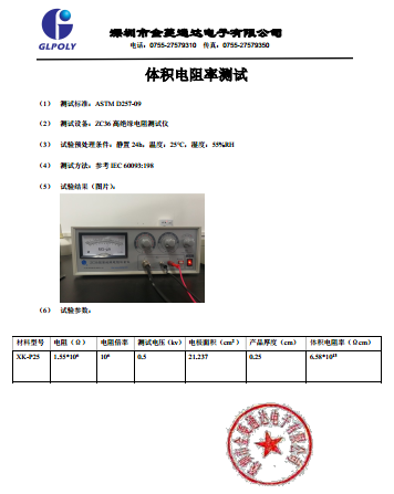 导热垫的体积电阻率如何测试