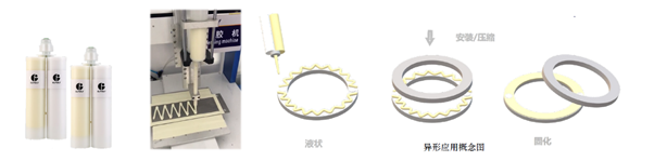 金菱通达导热结构胶XK-D12H,粘接强度大于13Mpa,行业屈指可数