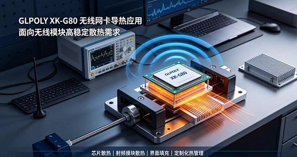 8年合作,2年沉淀,金菱通达导热凝胶XK-G80为无线网卡老客户提供散热方案并量产