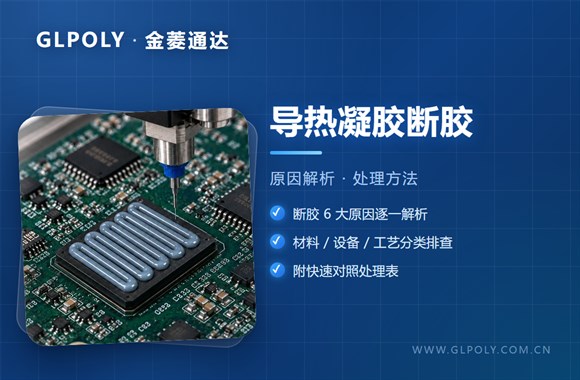 导热凝胶点胶时出现断胶,原因解析及解决办法-金菱通达 导热凝胶点胶时出现断胶,原因解析及解决办法-金菱通达